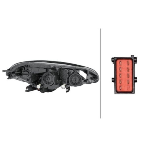 HELLA Hauptscheinwerfer 1LF 011 830-031 für OPEL VAUXHALL LEYLAND DAF, links