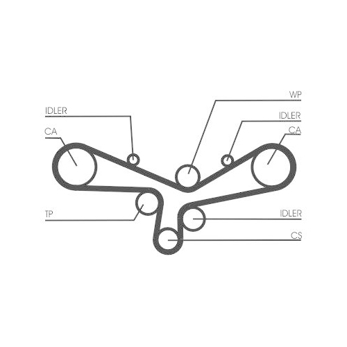 CONTINENTAL CTAM CT920WP2 Wasserpumpe + Zahnriemensatz f&uuml;r AUDI