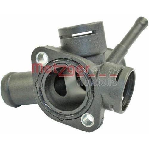 K&uuml;hlmittelflansch METZGER 4010040 f&uuml;r VAG, Zylinderkopf, links oben