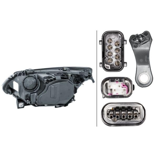 HELLA Hauptscheinwerfer 1LL 163 082-001 f&uuml;r BMW, rechts