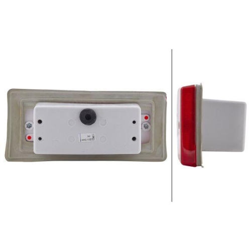 HELLA Nebelschlussleuchte 2NE 003 734-091 für DAF VOLVO VDL, links, rechts