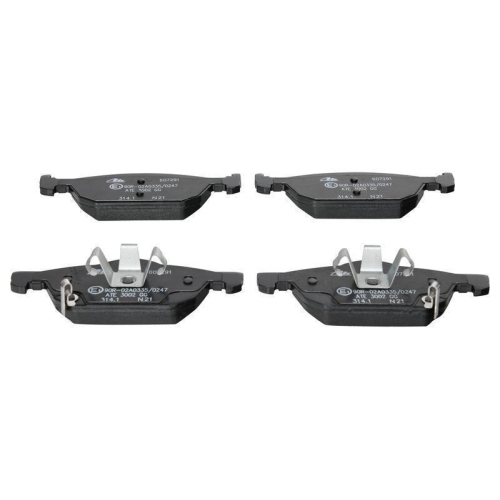 Bremsbelagsatz, Scheibenbremse ATE 13.0460-7291.2 f&uuml;r HONDA, Vorderachse