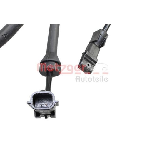 Sensor, Raddrehzahl METZGER 09001362 f&uuml;r RENAULT, Hinterachse