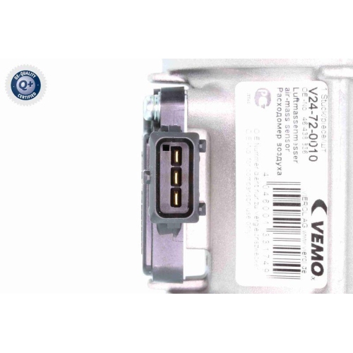 Luftmassenmesser VEMO V24-72-0010 Q+, Erstausr&uuml;sterqualit&auml;t f&uuml;r ALFA ROMEO FIAT