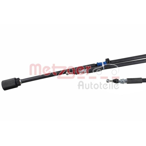 Seilzug, Feststellbremse METZGER 11.5839 f&uuml;r OPEL, hinten links, hinten rechts