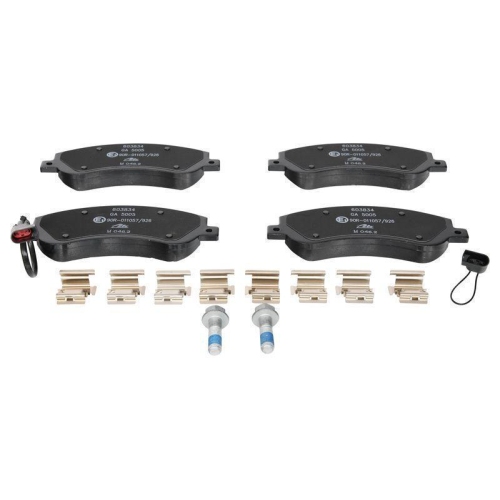 Bremsbelagsatz, Scheibenbremse ATE 13.0460-3834.2 f&uuml;r FORD, Vorderachse