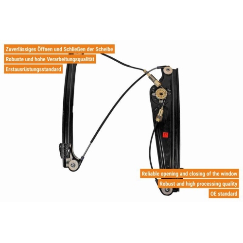 Fensterheber VAICO V20-0666 Original VAICO Qualität für BMW, vorne rechts