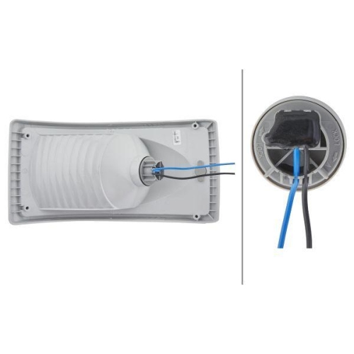 HELLA Nebelschlussleuchte 2NE 008 805-031 für SCANIA ROSENBAUER, links, rechts