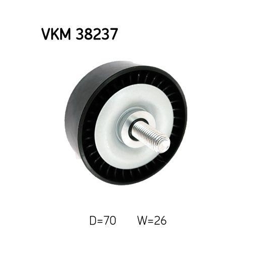 Umlenk-/F&uuml;hrungsrolle, Keilrippenriemen SKF VKM 38237 f&uuml;r BMW BMW (BRILLIANCE)