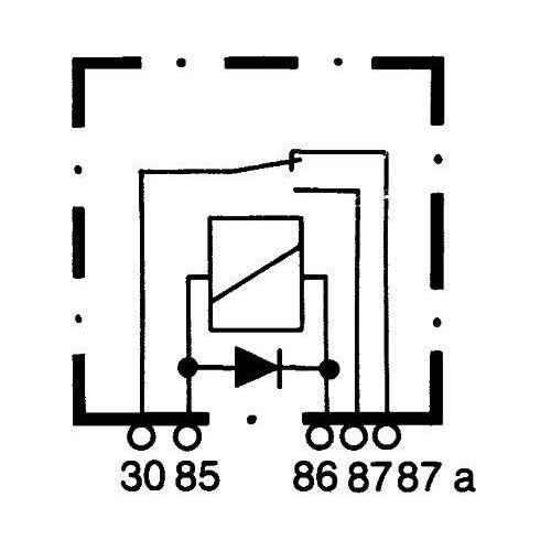 HELLA Relais, Arbeitsstrom 4RD 933 332-277 für BCS KRONE