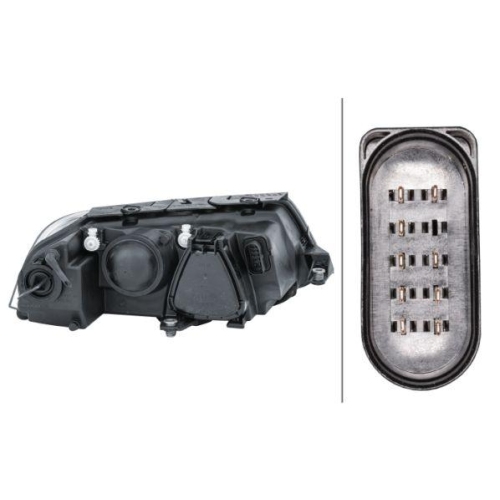 HELLA Hauptscheinwerfer 1EL 008 350-011 für VW, links