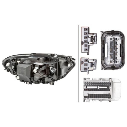 HELLA Hauptscheinwerfer 1LX 011 929-431 für BMW, links