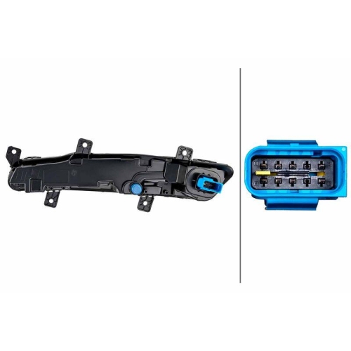 HELLA Tagfahrleuchte 2PT 015 040-011 f&uuml;r PEUGEOT CITRO&Euml;N/PEUGEOT, links