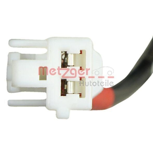 Sensor, Raddrehzahl METZGER 0900956 f&uuml;r HYUNDAI KIA, Hinterachse rechts
