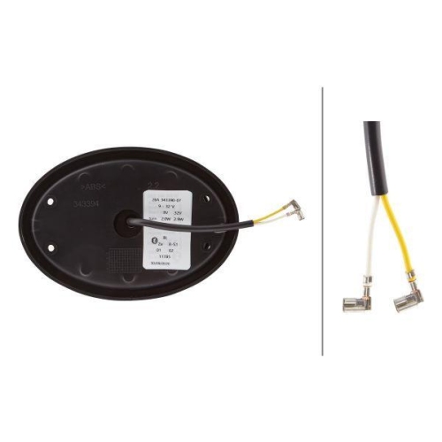 HELLA Blinkleuchte 2BA 343 390-071 f&uuml;r DAF PAUS, hinten