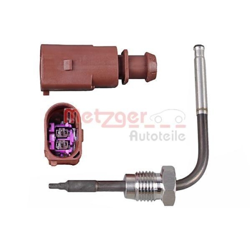 Sensor, Abgastemperatur METZGER 0894880 f&uuml;r VW VAG, vor Abgasturbolader