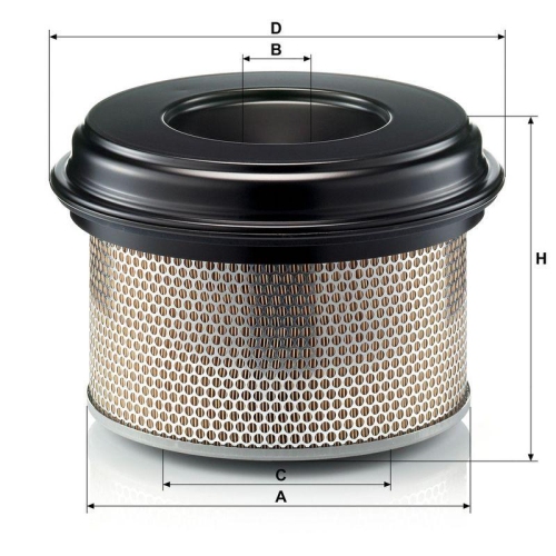 MANN-FILTER C 33 922 Luftfilter f&uuml;r FORD MERCEDES-BENZ GENERAL MOTORS VME