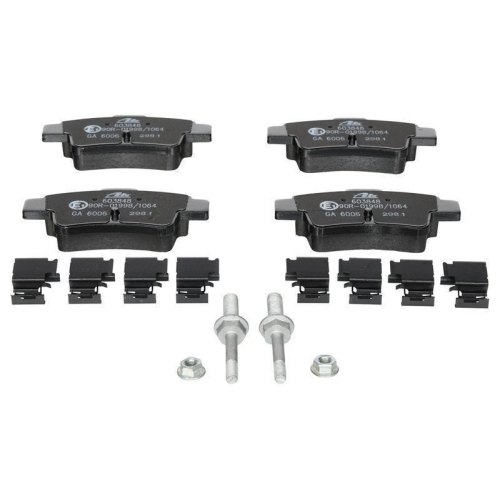 Bremsbelagsatz, Scheibenbremse ATE 13.0460-3848.2 f&uuml;r OPEL VAUXHALL, Hinterachse