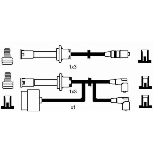 Zündleitungssatz NGK 8629 für ALFA ROMEO FIAT LANCIA FERRARI MASERATI ABARTH