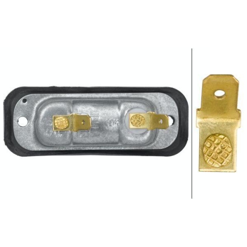 HELLA Kennzeichenleuchte 2KA 001 378-207 für LAMBORGHINI, außen, links, rechts