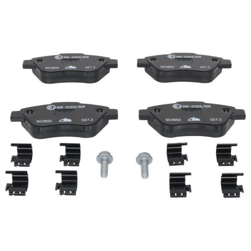 Bremsbelagsatz, Scheibenbremse ATE 13.0460-3850.2 f&uuml;r FIAT, Vorderachse