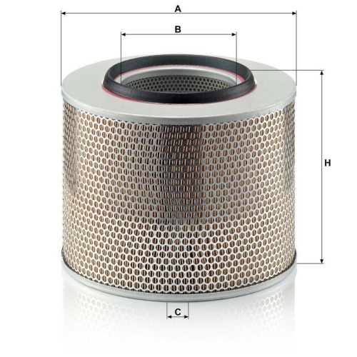 MANN-FILTER C 33 1015 Luftfilter f&uuml;r MERCEDES-BENZ