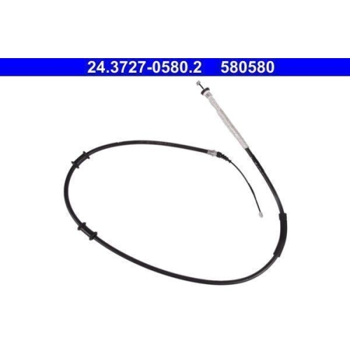 Seilzug, Feststellbremse ATE 24.3727-0580.2 f&uuml;r FIAT, hinten rechts
