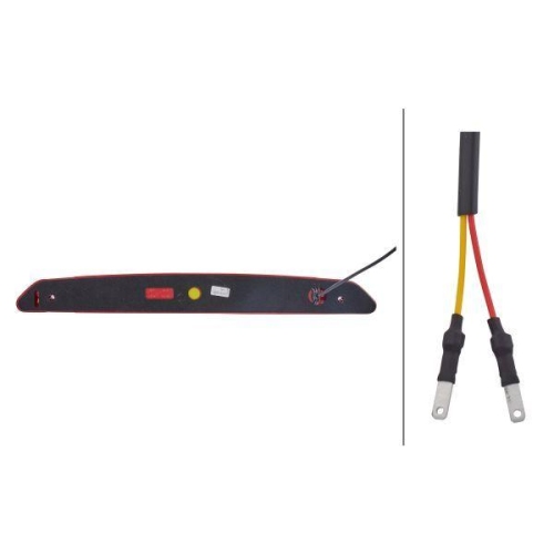 HELLA Zusatzbremsleuchte 2DA 343 800-057 f&uuml;r DAF FENDT, hinten