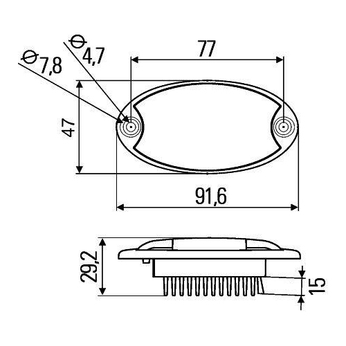 HELLA Innenraumleuchte 2JA 343 570-001 für HYUNDAI PUTZMEISTER PAUS HYDREMA