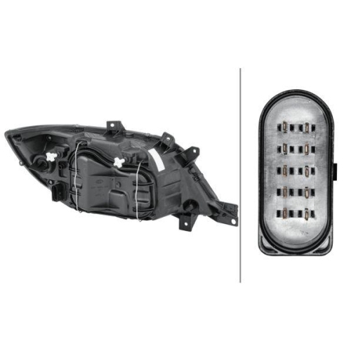 HELLA Hauptscheinwerfer 1EH 246 047-051 für MERCEDES-BENZ, links