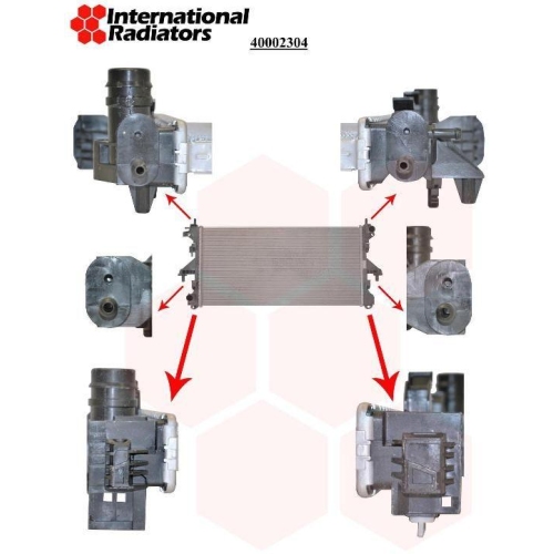 K&uuml;hler, Motork&uuml;hlung VAN WEZEL 40002304 f&uuml;r CITRO&Euml;N/PEUGEOT