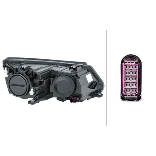 HELLA Hauptscheinwerfer 1EL 010 749-211 für VW VW (SVW), links