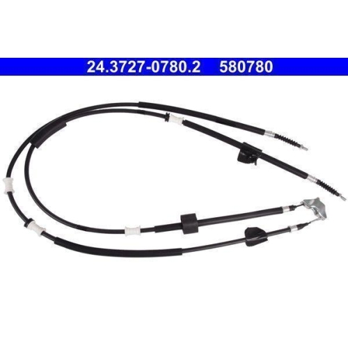Seilzug, Feststellbremse ATE 24.3727-0780.2 f&uuml;r OPEL VAUXHALL, hinten
