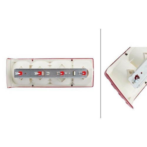 HELLA Heckleuchte 2SB 004 460-061 für VOLVO LEYLAND DAF, links, rechts