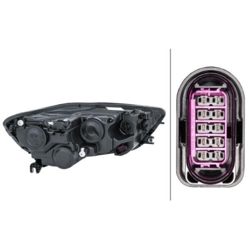 HELLA Hauptscheinwerfer 1EJ 011 149-011 für AUDI VW AUDI (FAW), links