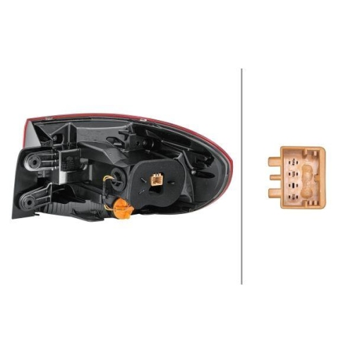 HELLA Heckleuchte 2SD 011 715-051 für VW, links
