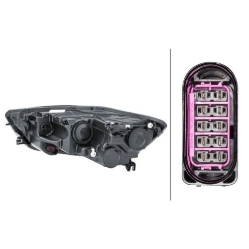 HELLA Hauptscheinwerfer 1EJ 011 149-021 für AUDI VW AUDI (FAW), rechts