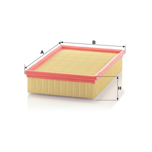 MANN-FILTER C 28 136/2 Luftfilter f&uuml;r VAG