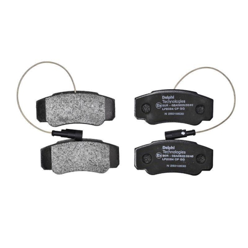 DELPHI LP2054 Bremsbelagsatz, Scheibenbremse f&uuml;r NISSAN RENAULT RENAULT TRUCKS