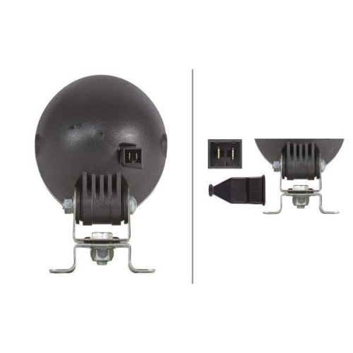 HELLA Arbeitsscheinwerfer 1GM 996 134-081 f&uuml;r BOMAG LIEBHERR FENDT STILL LINDE