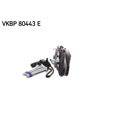 Bremsbelagsatz, Scheibenbremse SKF VKBP 80443 E f&uuml;r AUDI, Vorderachse