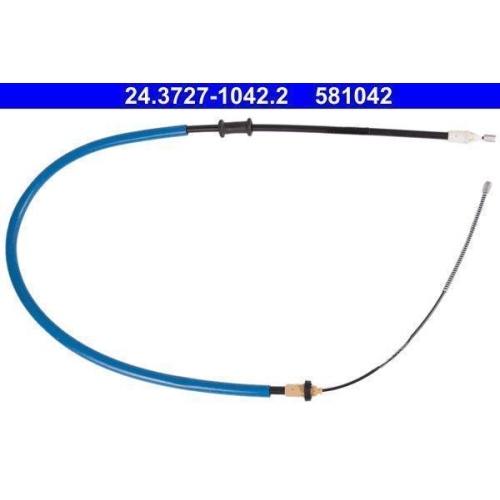 Seilzug, Feststellbremse ATE 24.3727-1042.2 f&uuml;r NISSAN RENAULT, hinten rechts