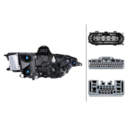 HELLA Hauptscheinwerfer 1LX 013 507-931 für VOLVO, links