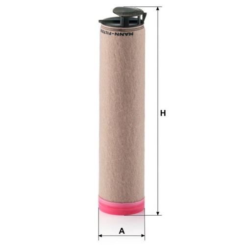 MANN-FILTER CF 400 Sekund&auml;rluftfilter EUROPICLON f&uuml;r AEBI VOLVO BOMAG LIEBHERR