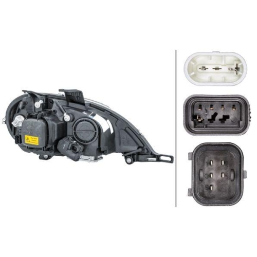 HELLA Hauptscheinwerfer 1EL 223 151-191 f&uuml;r MERCEDES-BENZ, links