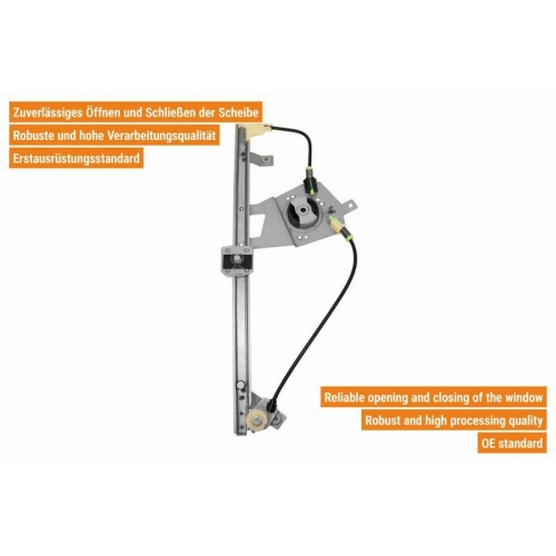 Fensterheber VAICO V46-0621 Original VAICO Qualität für RENAULT, hinten rechts