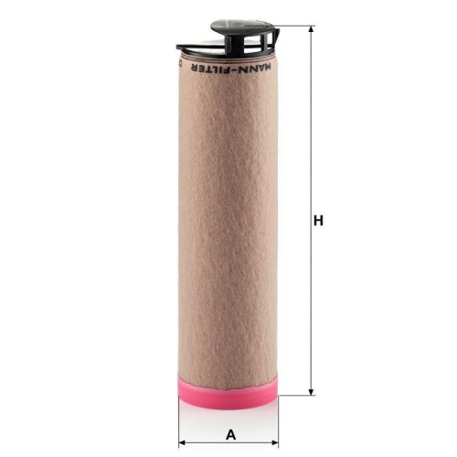 MANN-FILTER CF 500 Sekund&auml;rluftfilter EUROPICLON f&uuml;r VOLVO BOMAG MASSEY FERGUSON