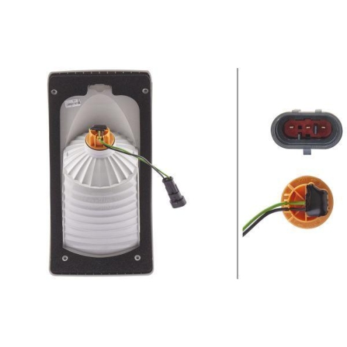 HELLA Blinkleuchte 2BA 008 805-211 für FENDT AGCO, hinten links, hinten rechts
