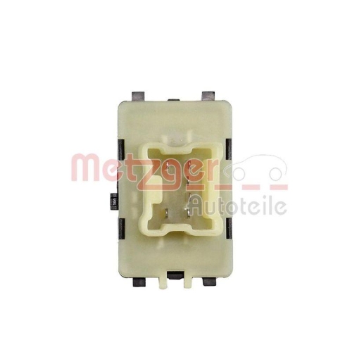 Schalter, Fensterheber METZGER 0916951 GREENPARTS f&uuml;r RENAULT, beifahrerseitig