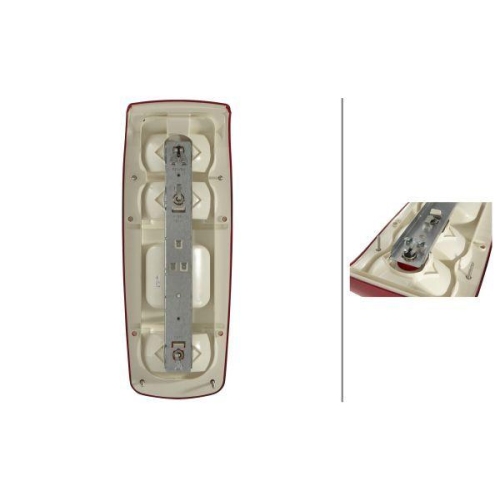 HELLA Heckleuchte 2VA 007 502-111 für FENDT HOBBYCAR HYMER KNAUS, links